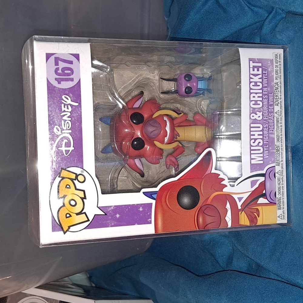 Disney Pop! Mushu & Cricket Vinyl Figures